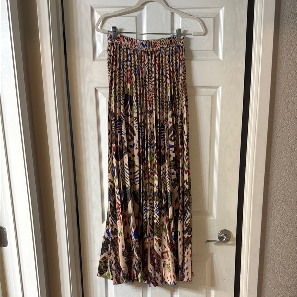 Elegant Multicolor A-Line Skirt